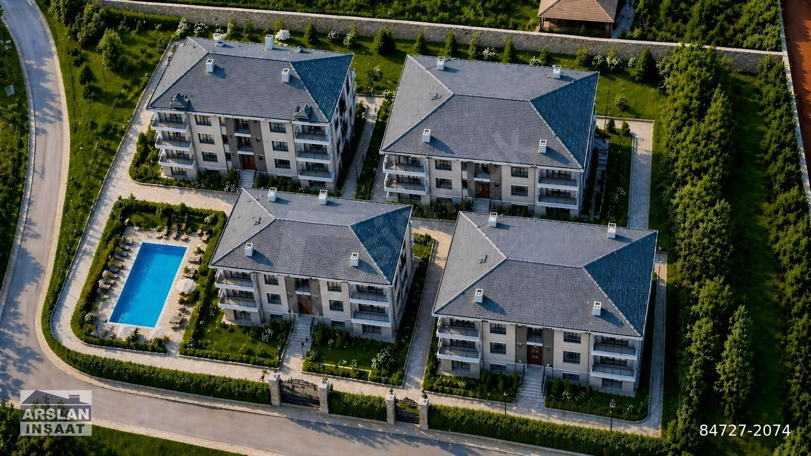ARSLAN İNŞAAT 1.300.000 PEŞİN 36 AY VADE HAVUZLU BİTMİŞ 2+1