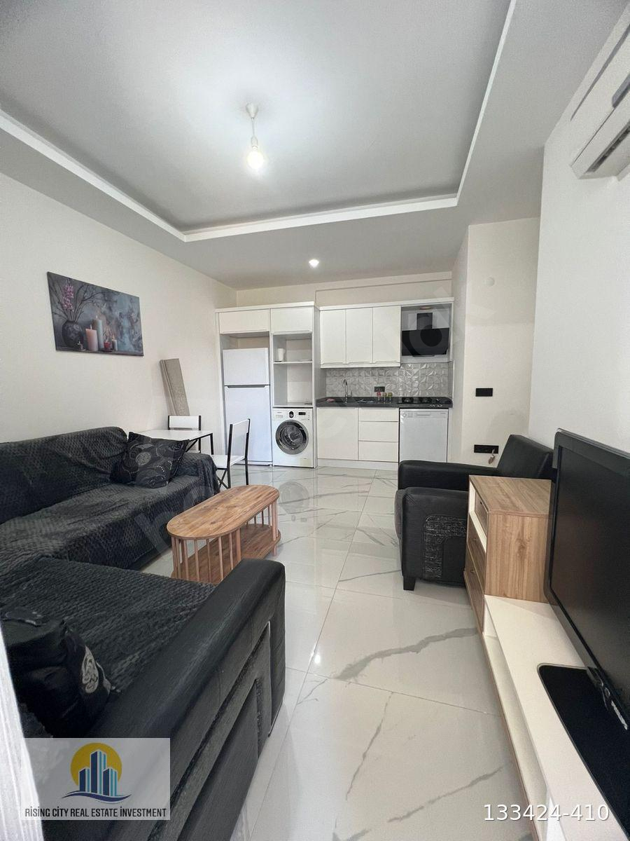 MAHMUTLARDA SATILIK EŞYALI 1+1 DAİRE DENİZE 650 METRE
