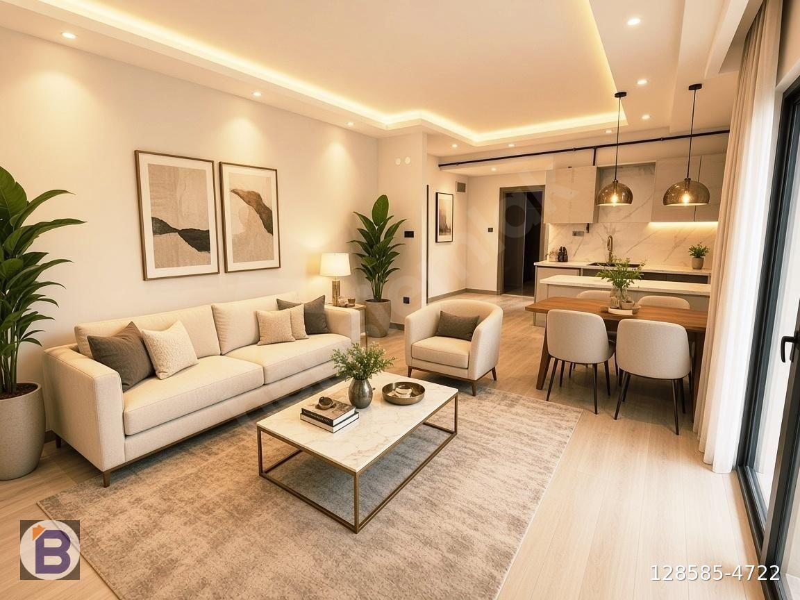 BULUT EMLAK; ATAKUM YENİMAHALLEDE LÜKS VE GENİŞ 1+1 DAİRE