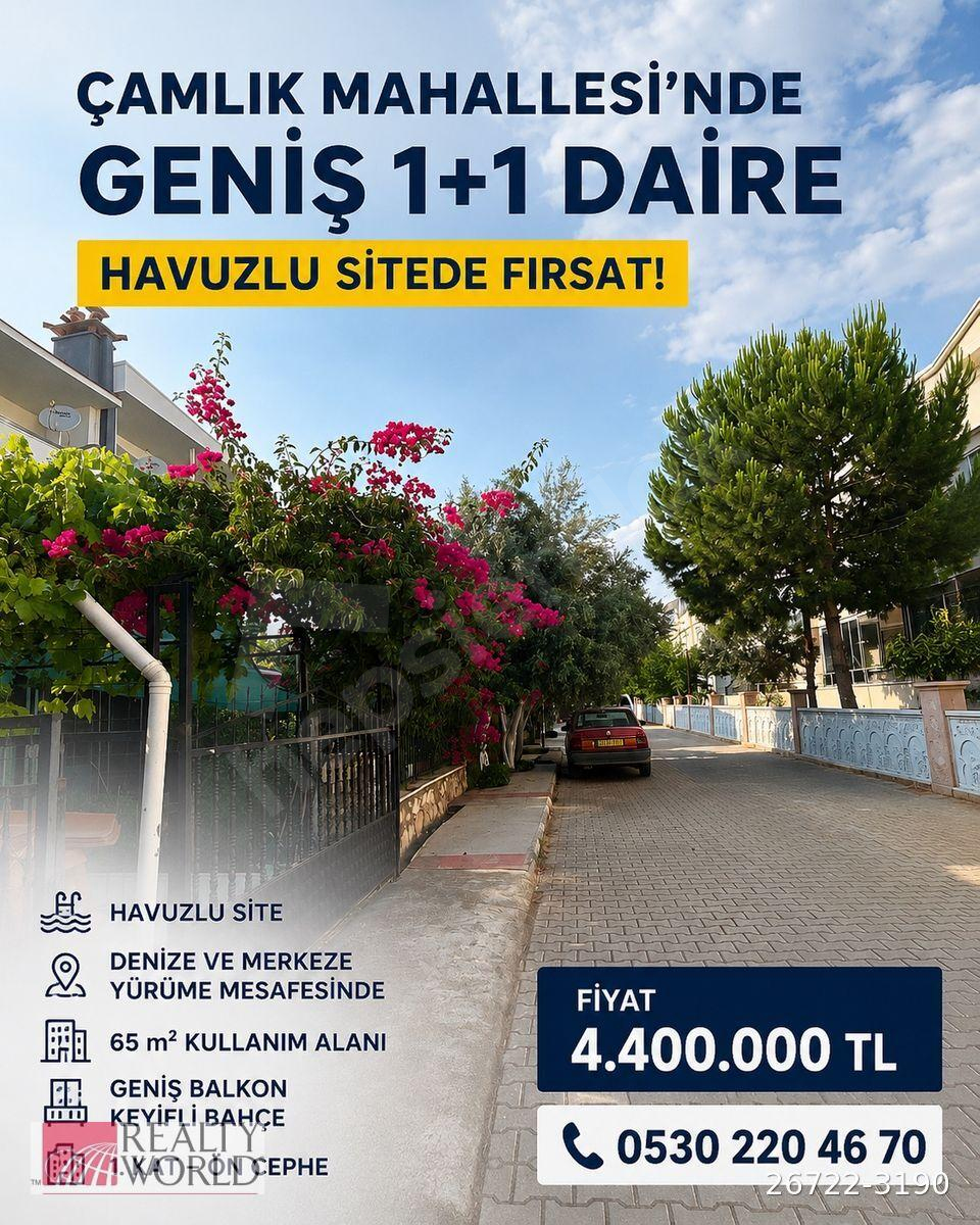 Çamlık’ta Geniş Balkonlu 1+1 Havuzlu Site Daire