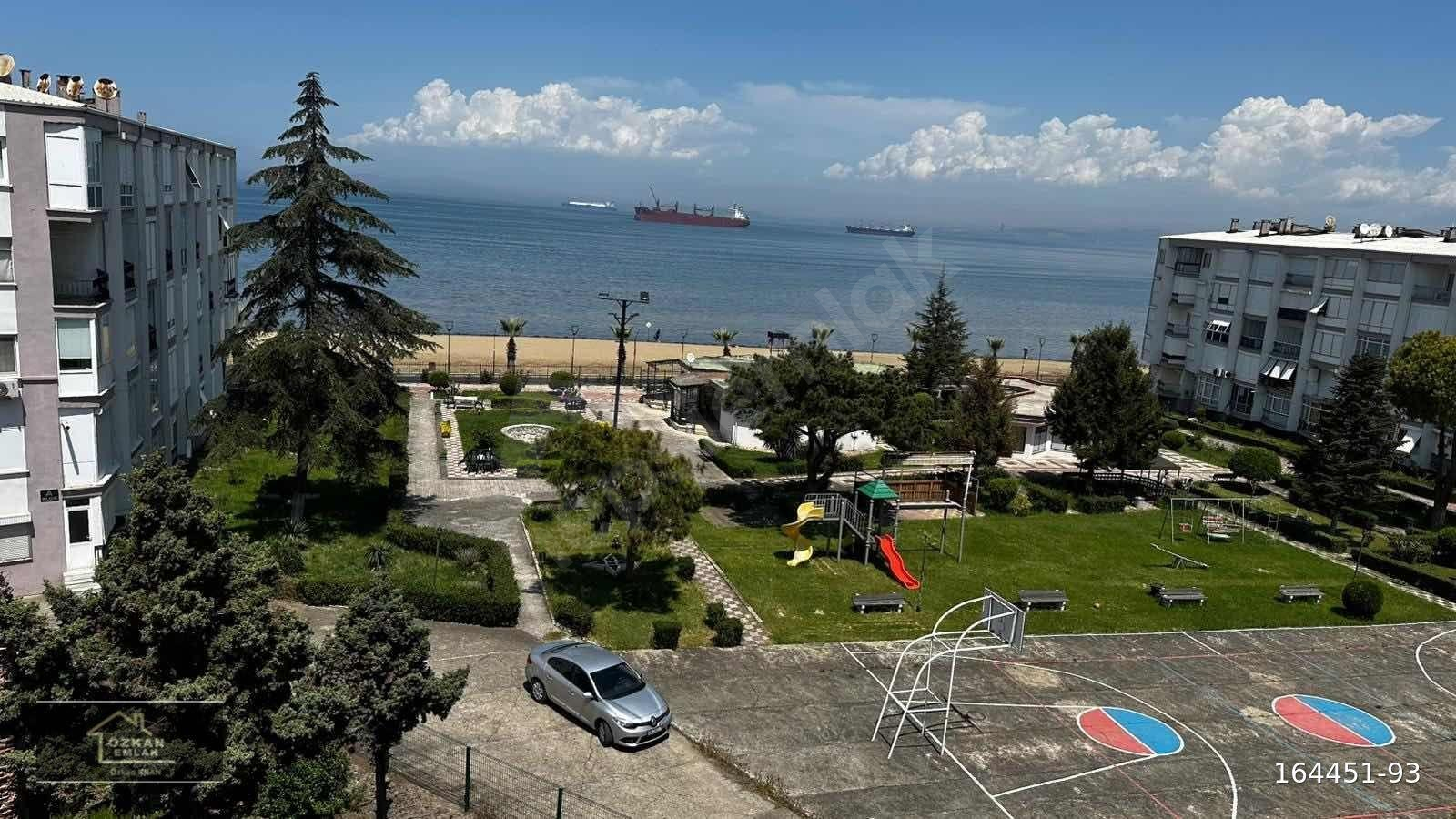 ÖZKAN EMLAK SİTE İÇİNDE EŞYALI DENİZ MANZARALI KİRALIK DAİRE