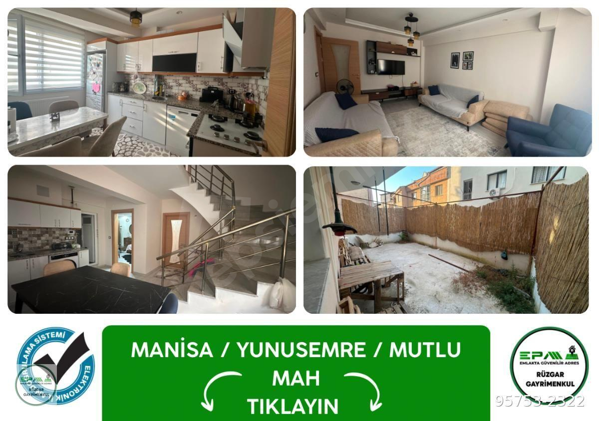 Manisa Mutlu Mah. 3+2 Dubleks Bahçeli Satılık Daire