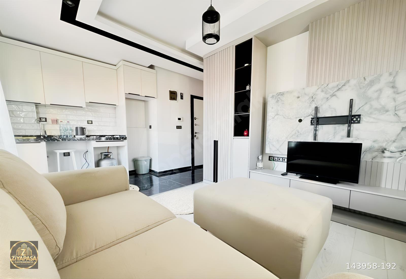 Beyazevler'de lüks eşyalı 1+1 kiralık daire