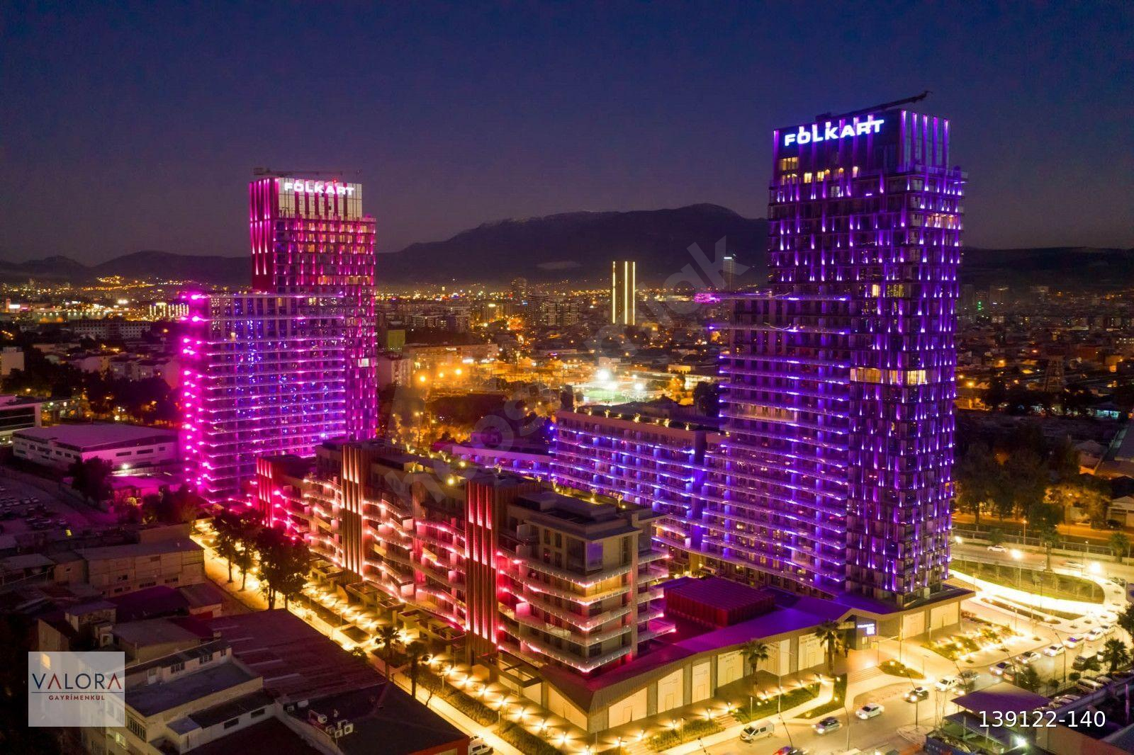 Valora'dan Folkart İncity'de Çift Cephe Satılık 2+1 Daire