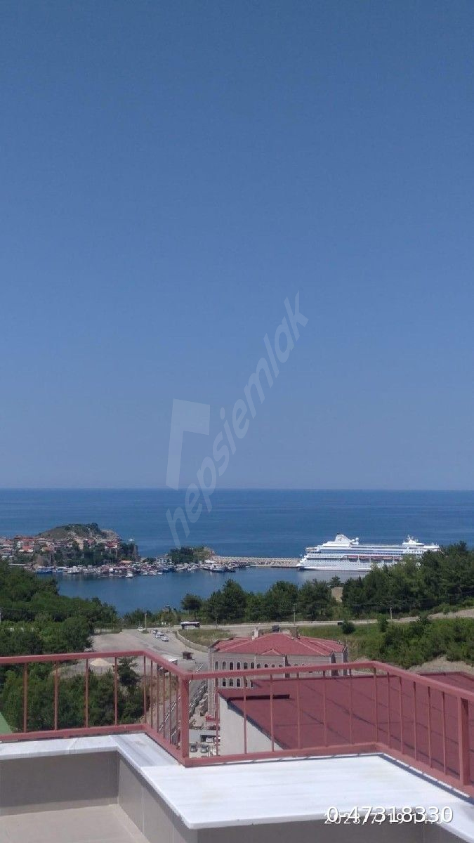 Deniz ve orman manzaralı kiralık daire