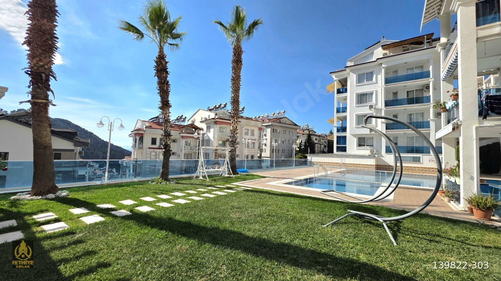 Fethiye Taşyaka'da Satılık 3+1 120m2 Havuzlu Ara kat Daire