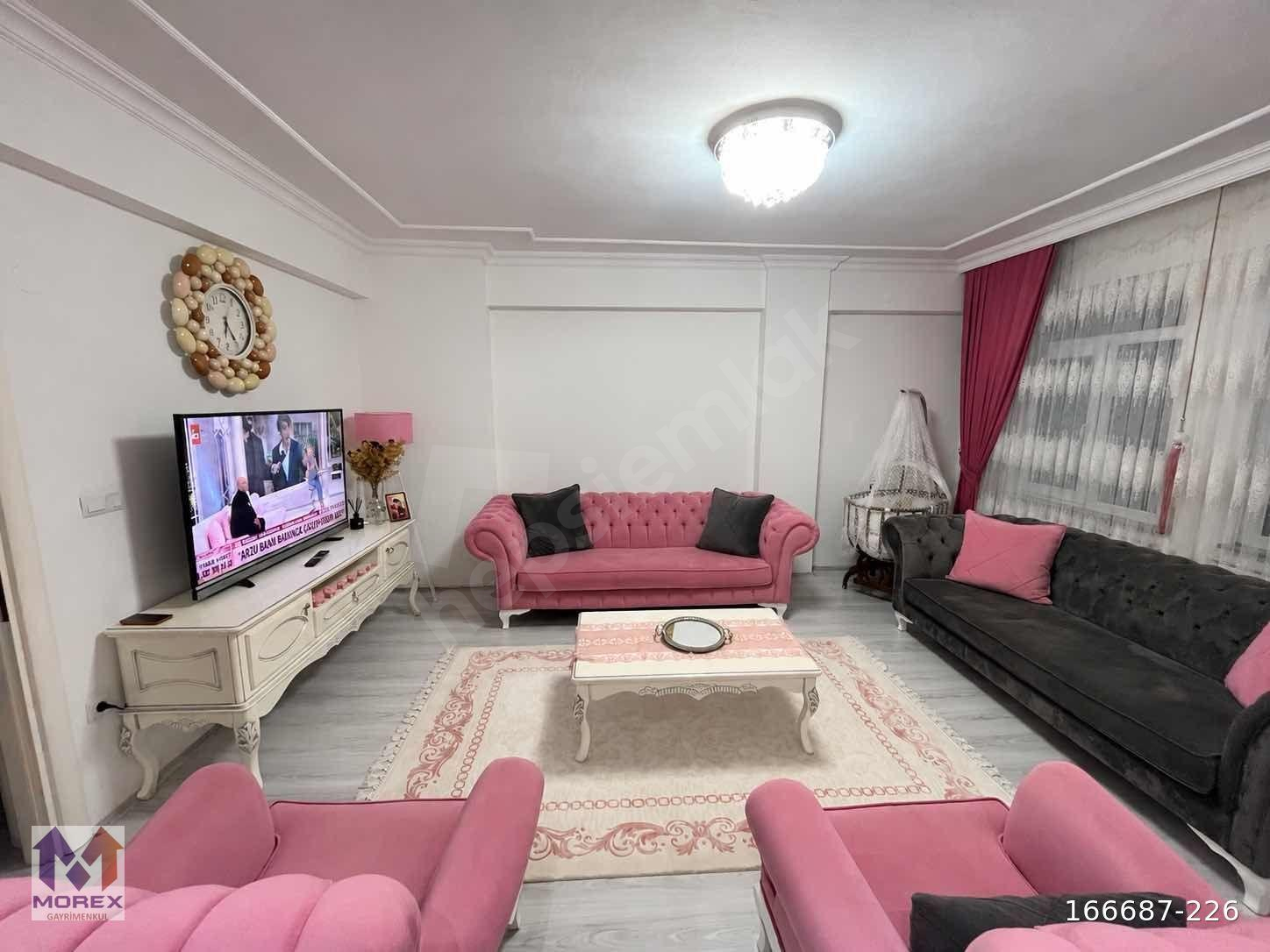 MOREX'TEN BURUNUCU MH 2+1 SATILIK DAİRE