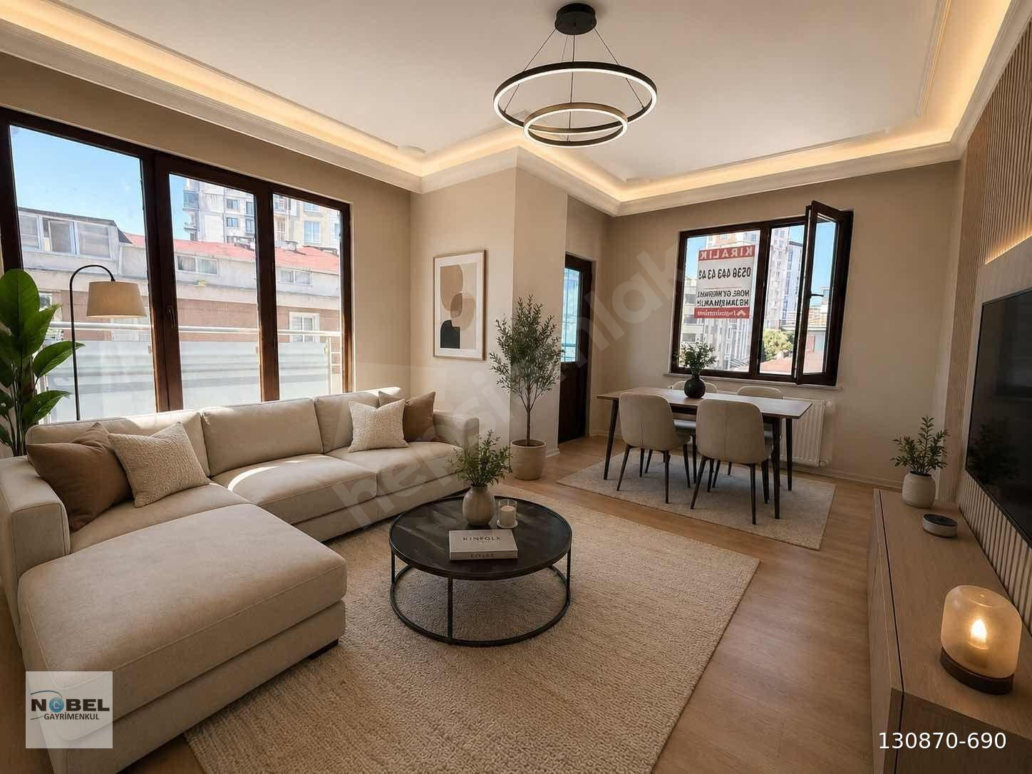 FİNANS MERKEZİNE YAKIN 3+1 OTOPARKLI ASANSÖRLÜ