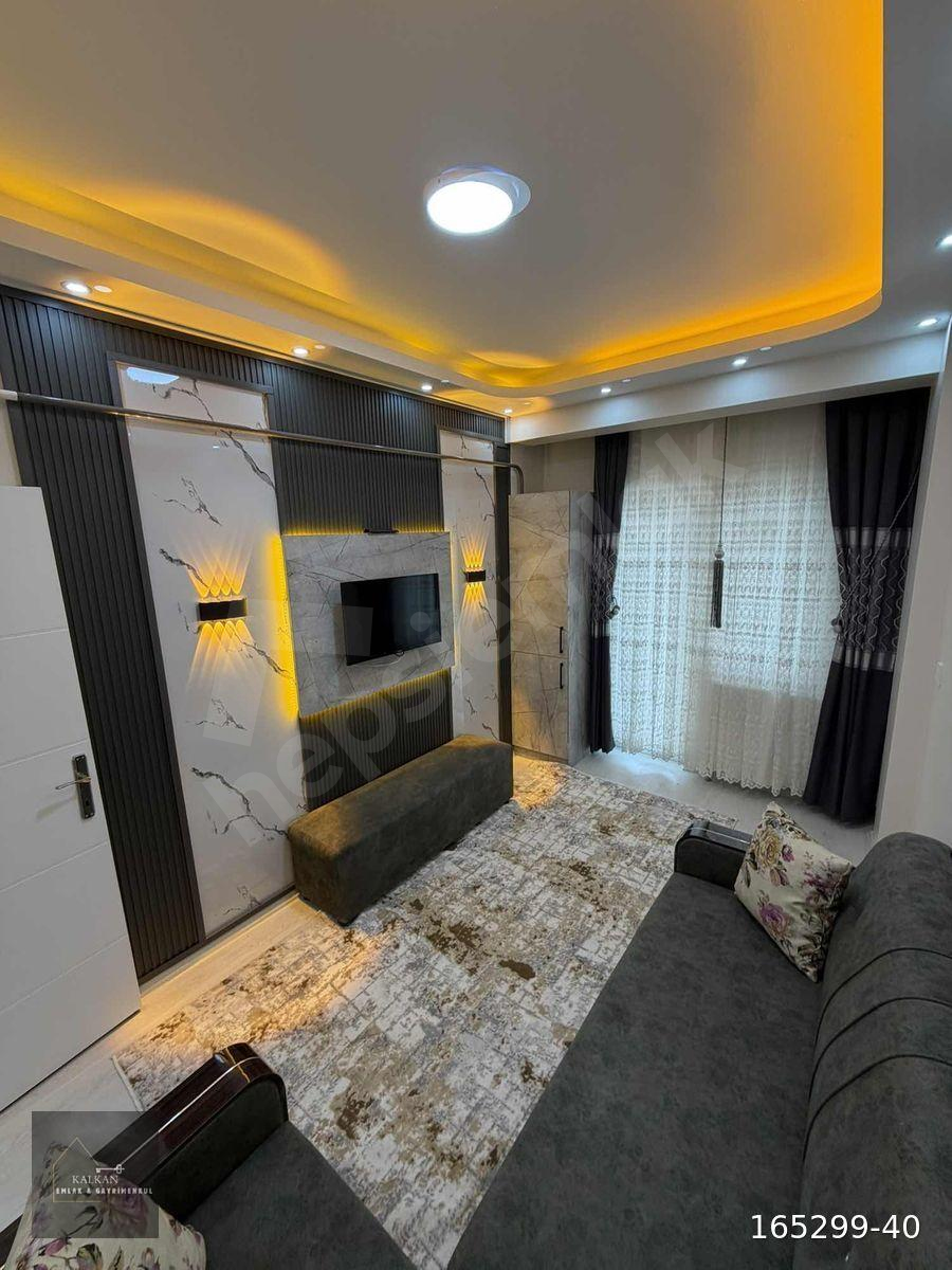KALKAN GAYRİMENKUL'DEN ERENLERDE LÜX EŞYALI 2+0 KİRALIK DAİRE