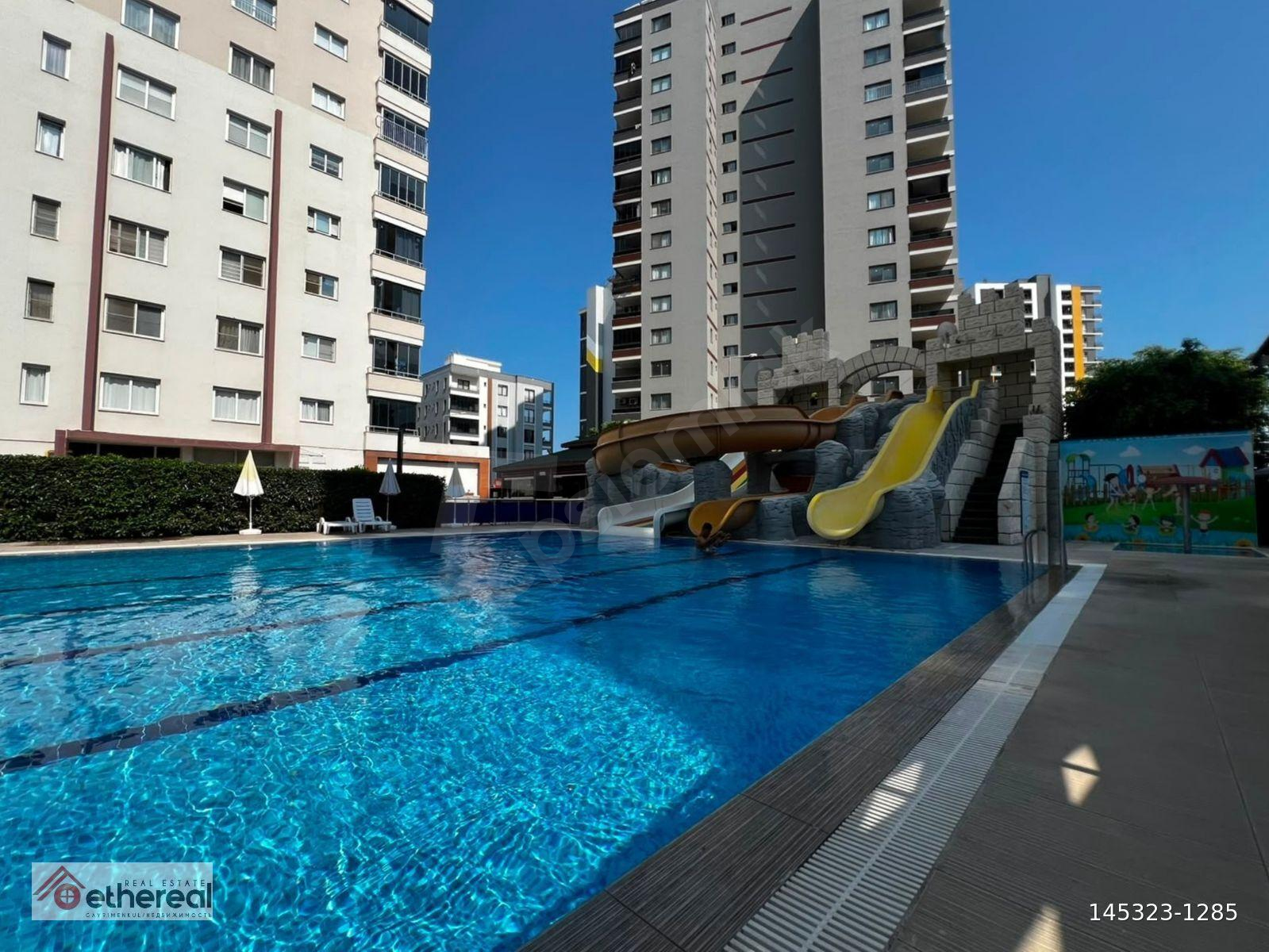 ETHEREAL'DEN TECDE AQUPARKLI HAVUZLU HER KAT İKİ DAİRE GENİŞ 2+1