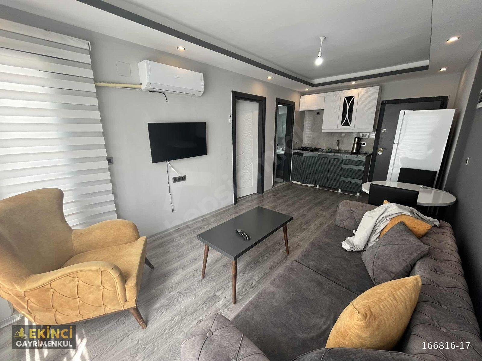 EKİNCİ GAYRİMENKUL`DEN İSKANLI SIFIR 1+1 AÇIK M. LÜKS DAİRE