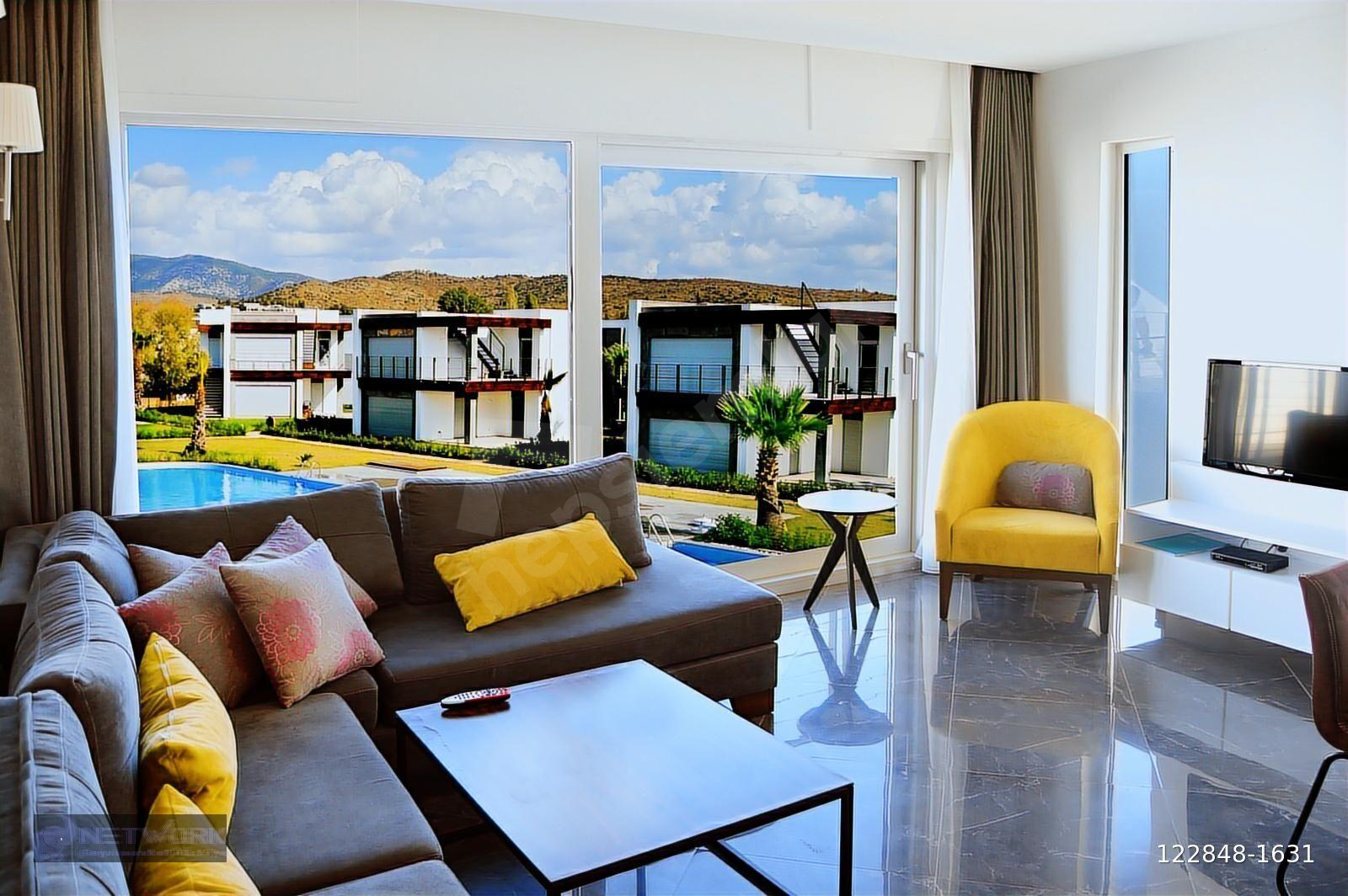Bodrum Ortakent Denize Sıfır konumda 2+1 Eşyalı SATILIK Daire