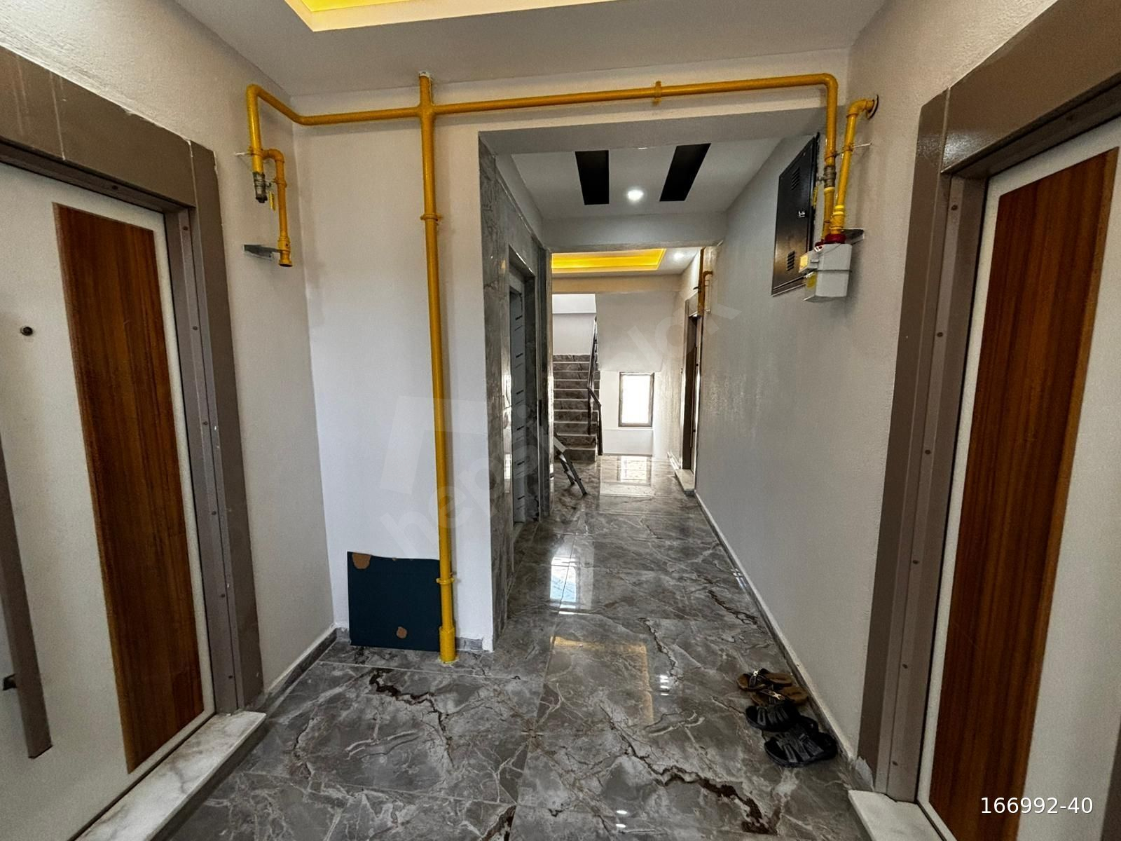 Batıkennte yerden ısıtmalı ara kat daire