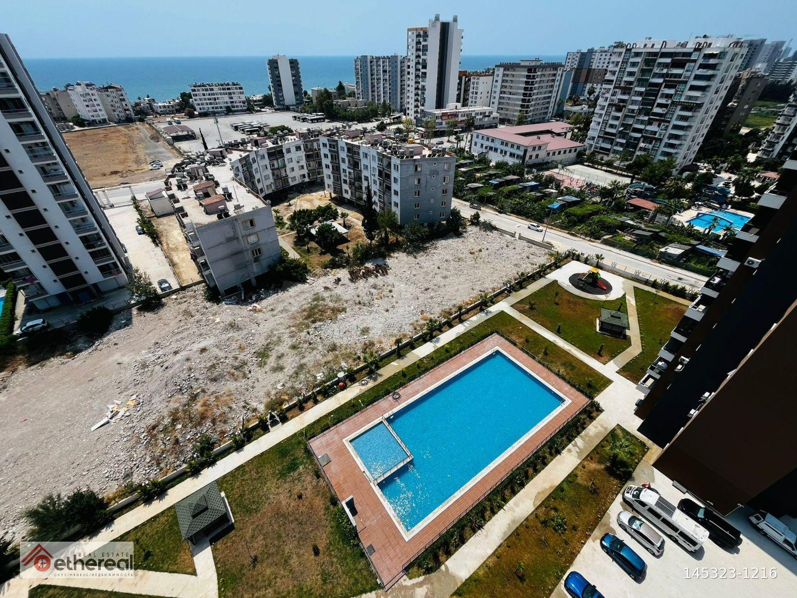 ETHEREAL'DEN TECE'DE EŞYALI HAVUZLU DENİZ GÖREN 2+1 DAİRE