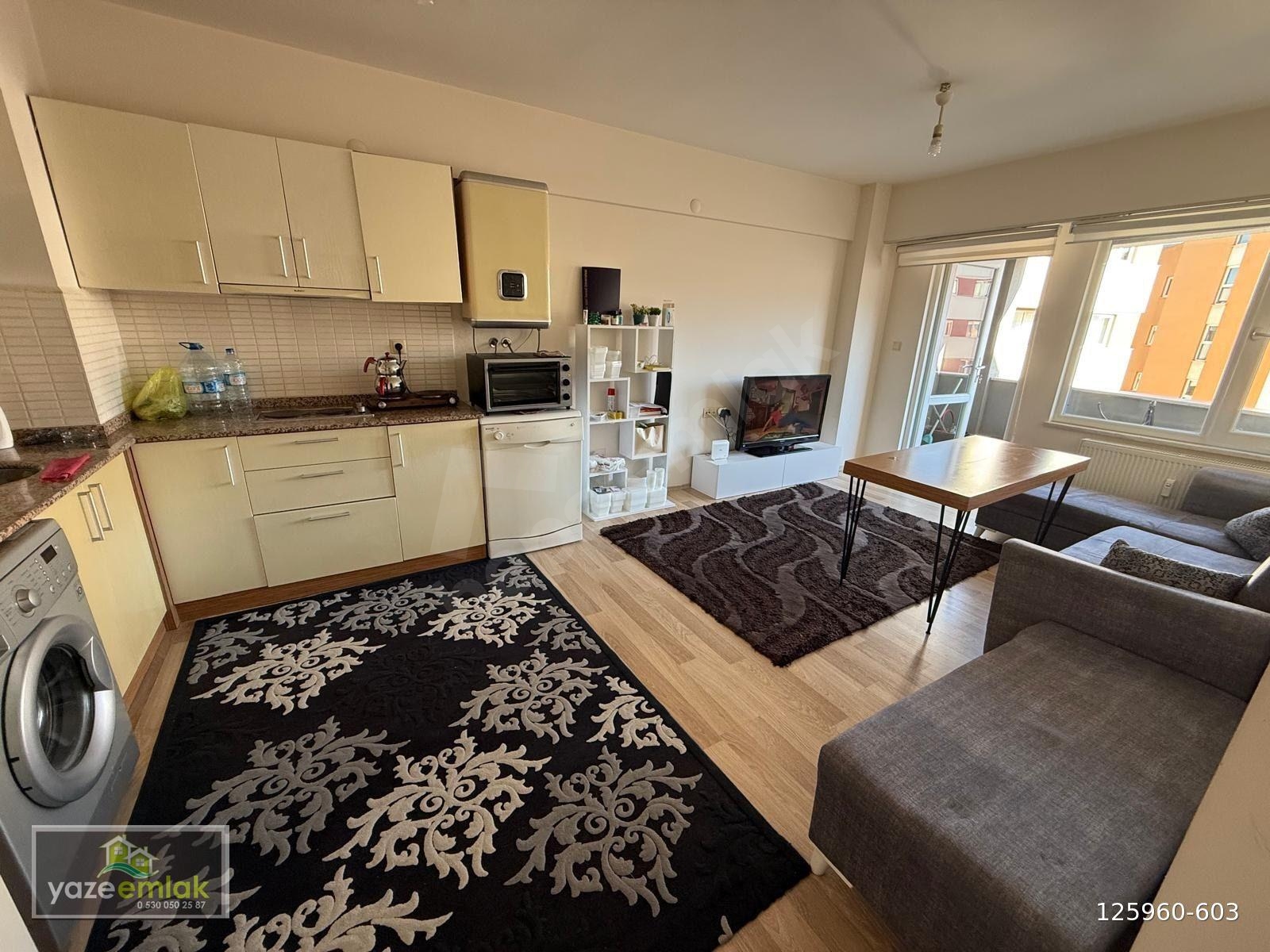 Yaze Emlak’tan Sümer Mh’de 1+1 Kiralık Eşyalı Daire