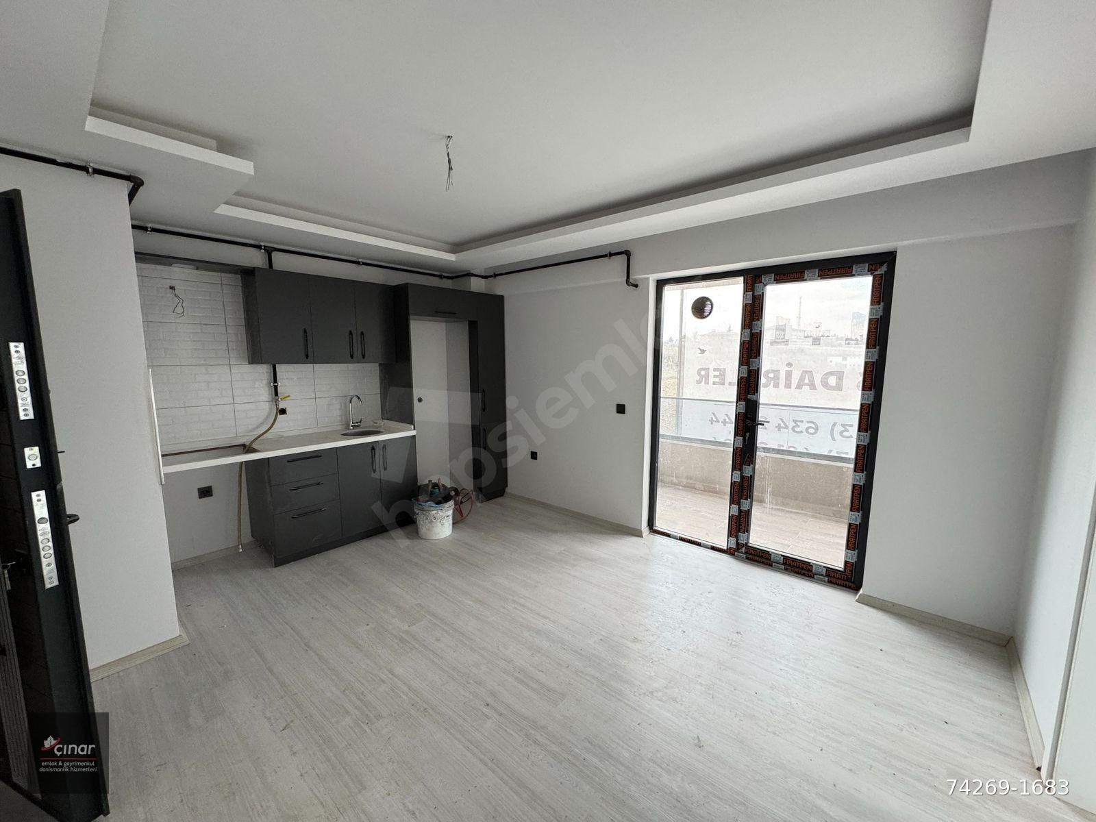SIFIR YERDEN ISITMALI ARA KAT KİRALIK 1+1 çınar emlaktan