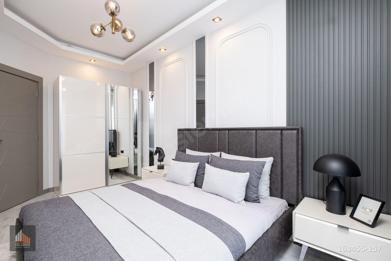 ALANYA MAHMUTLARDA SATILIK 1+1 EŞYALI SIFIR LÜX DAİRE