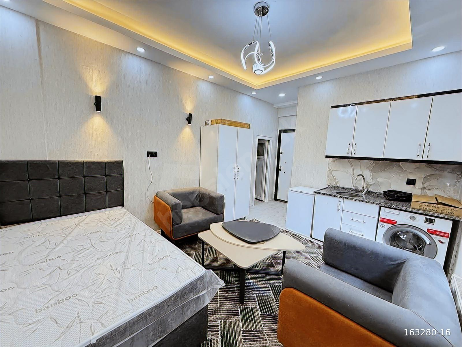 YILMAZ EMLAKTAN SIFIR EŞYALI KLİMALI 1+0 DAİRE