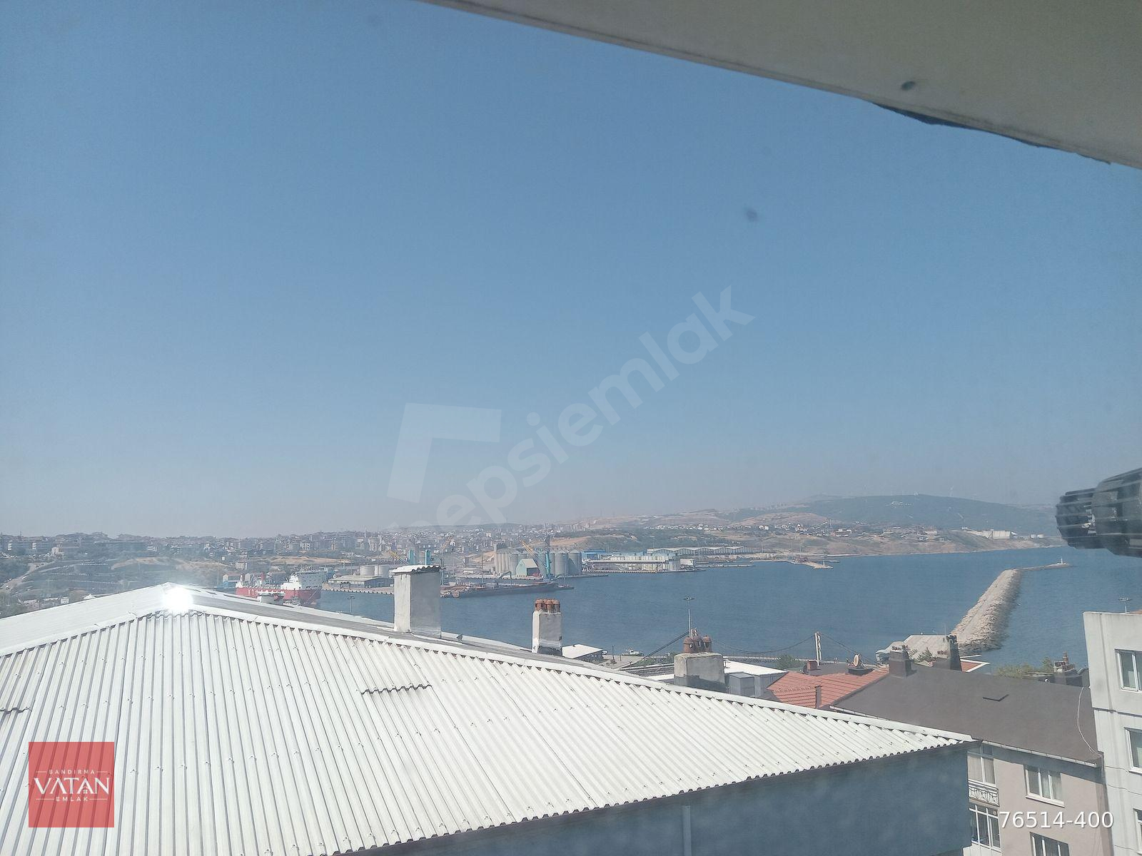 BANDIRMA VATAN EMLAK'TAN DENİZ MANZARALI TERASLI SATILIK DAİRE