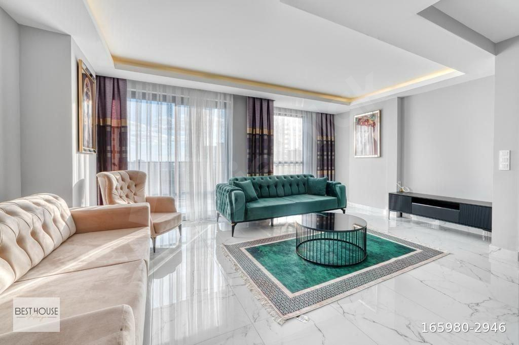 ALANYA MAHMUTLAR LÜKS MOBİLYALI 2+1 SATILIK SİTE İÇERİSİNDE DAİRE