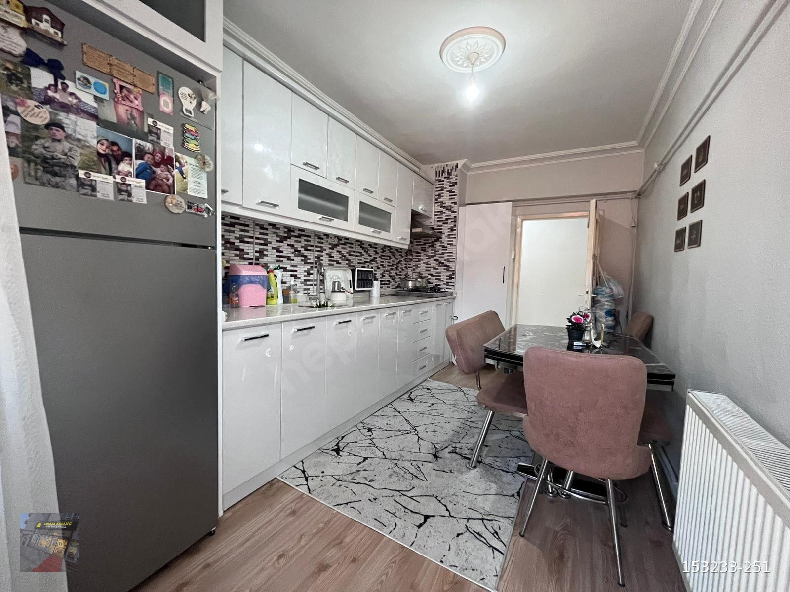 ANKARA KAZANÇ'TAN YAPILI MASRAFSIZ GÜNEY BATI CEPHE GENİŞ MÜKEMMEL SATILIK 3+1 DAİRE