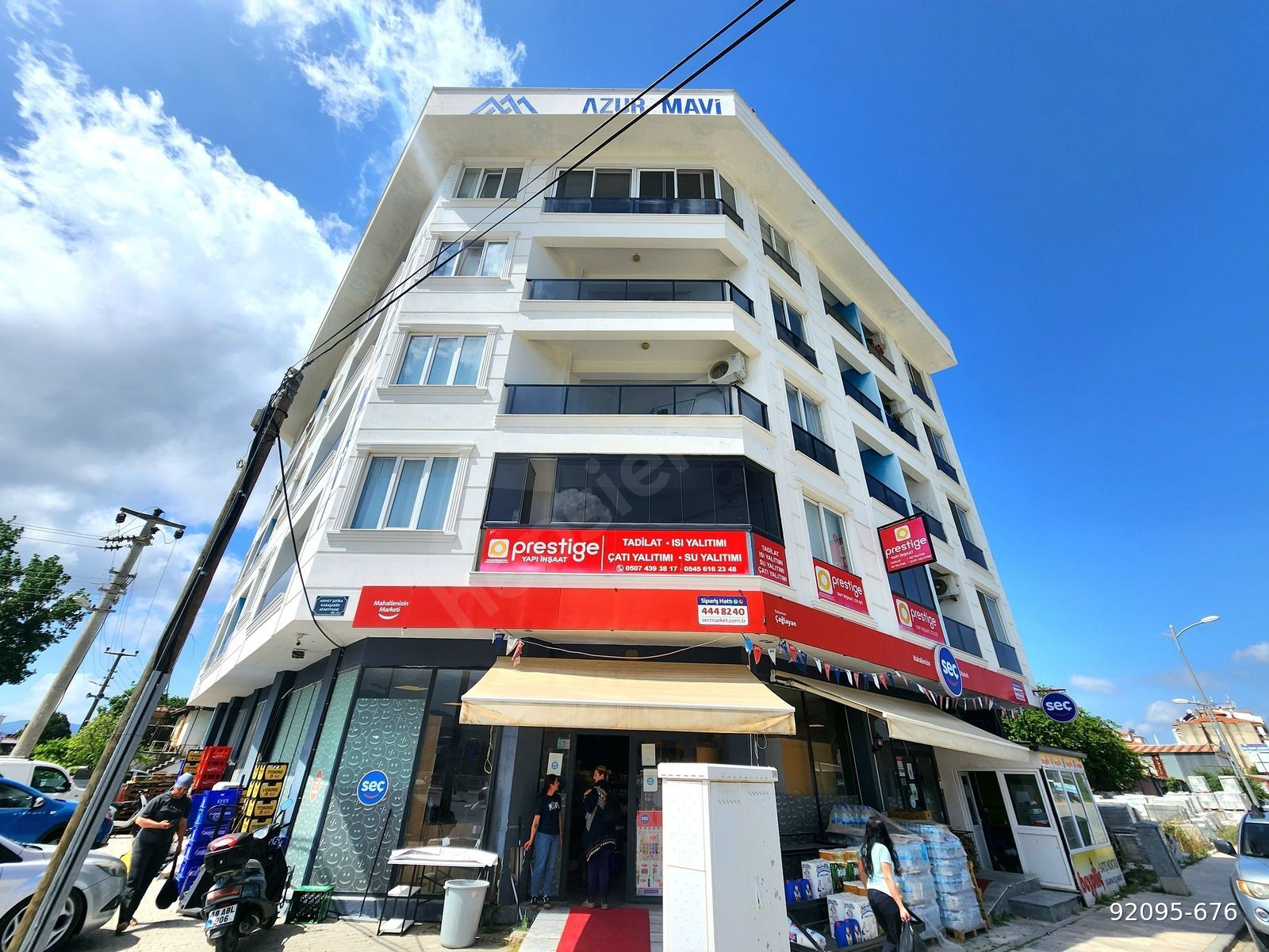 dalaman merkezde 2+1 110 m2 krediye uygun daire