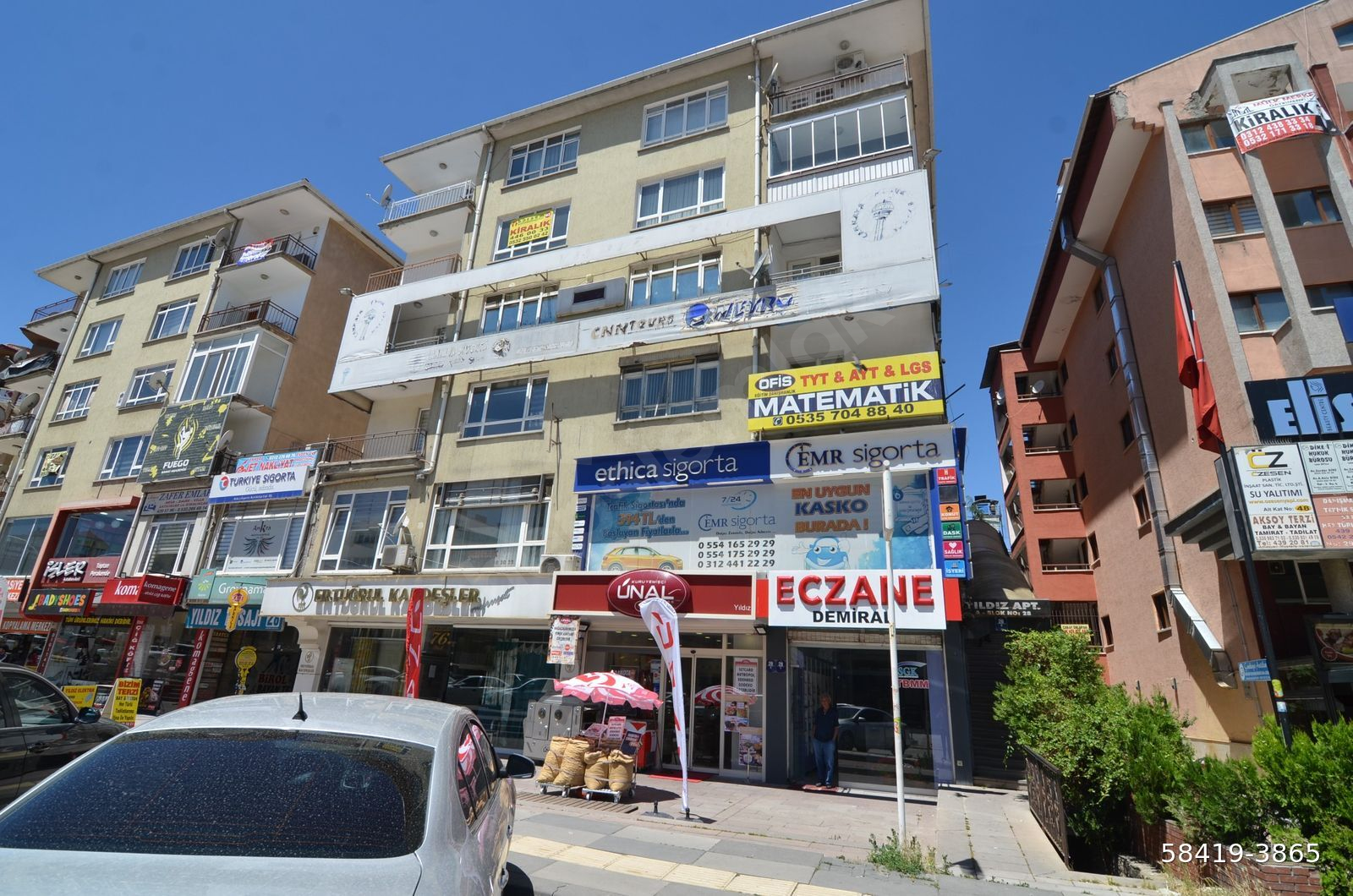 TURAN GÜNEŞ BULVARI ÜZERİNDE KATTA KOMBİLİ HEM KONUT HEM İŞYERİNE UYGUN 3+1