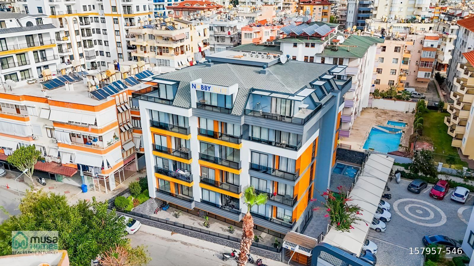 ALANYA GÜLLERPINARI MAH. 1+1 55 M2 YENİ BİNA DENİZE YAKIN MERKEZ