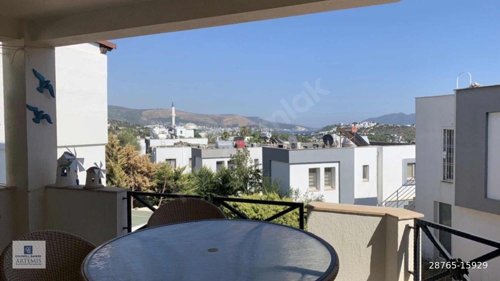 Bodrum'da Fırsat Satılık Bahçeli Deniz Manzaralı 2+1 Eşyalı Daire