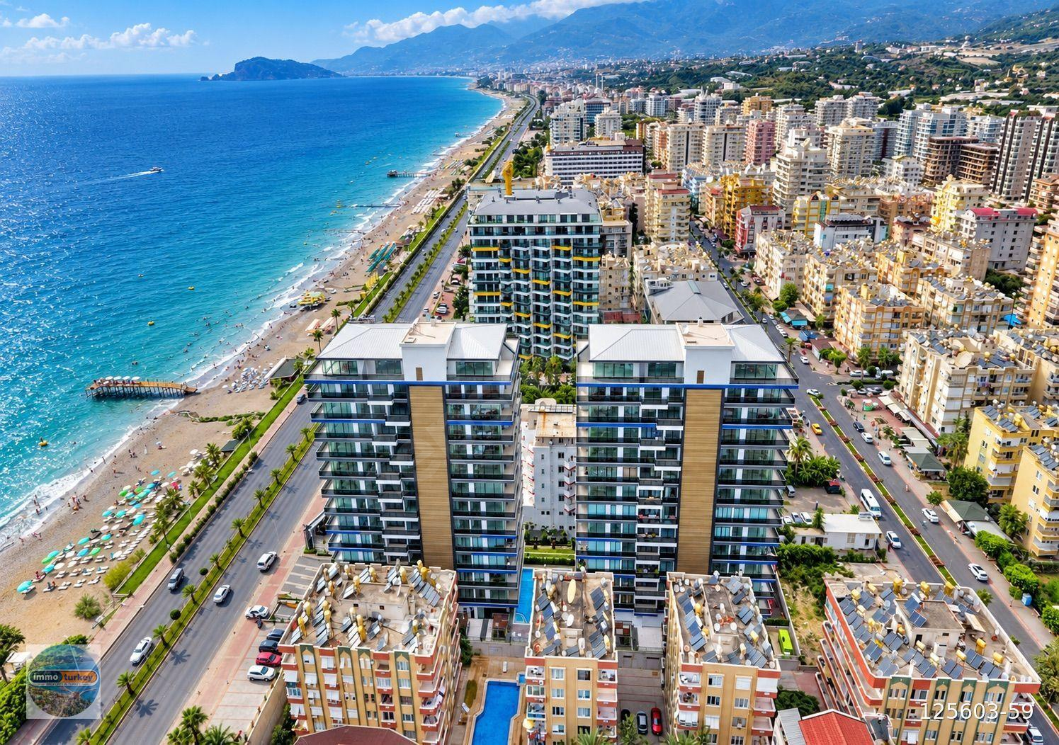 DENİZE SIFIR 1+1 LÜX EŞYALI DAİRE ALANYA