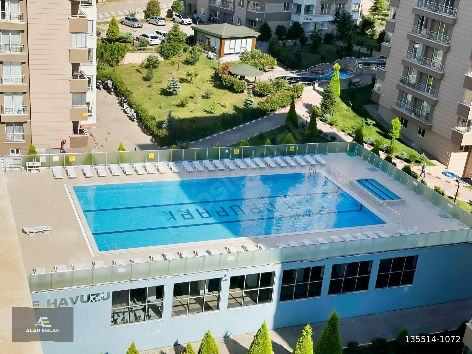 ALAN EMLAK; KoruPark Sit. 7/24 Güvenlikli, Havuz Manz. Ara Kat