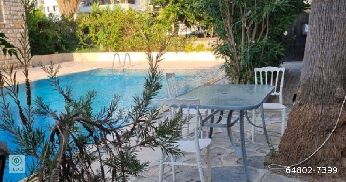 Bodrum Bitez Havuzlu Site Geniş 1+1 Eşyalı Giriş Kat