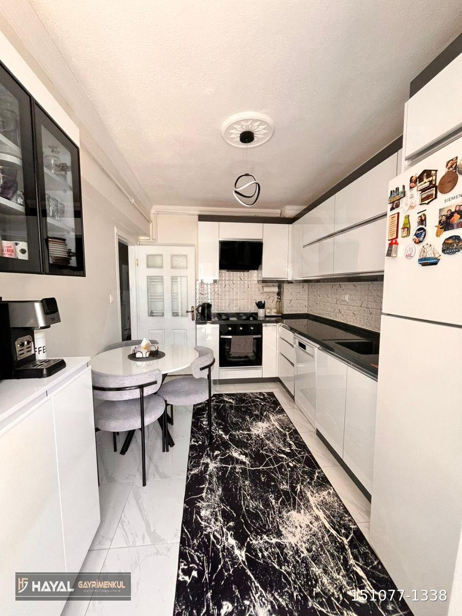 HAYAL'DEN PINARBAŞI MAH'DE ARA KATTA FULL YAPILI ÇİFT BALKONLU SATILIK DAİRE !