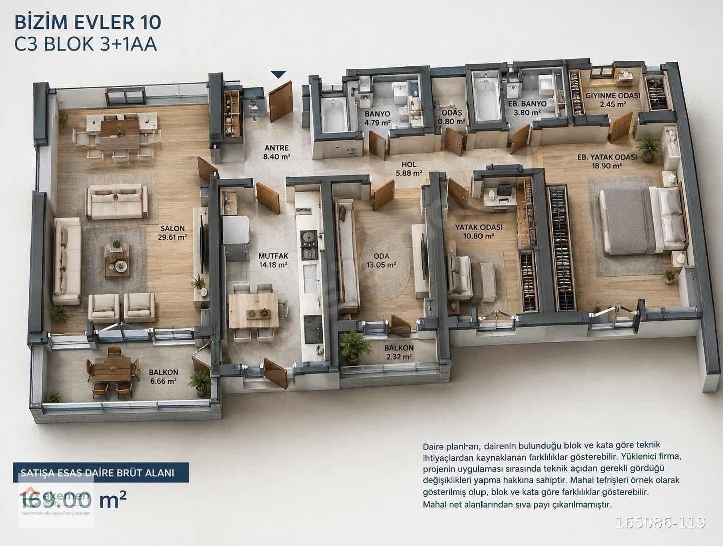 ISPARTAKULE BİZİMEVLER 10 da KİRALIK BÜYÜK TİP KİRALOK DAİRE