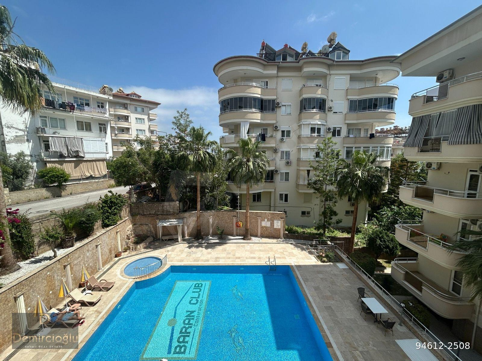 CİKCİLLİDE HAVUZLU SİTE İÇİNDE FULL EŞYALI 2+1 KİRALIK DAİRE