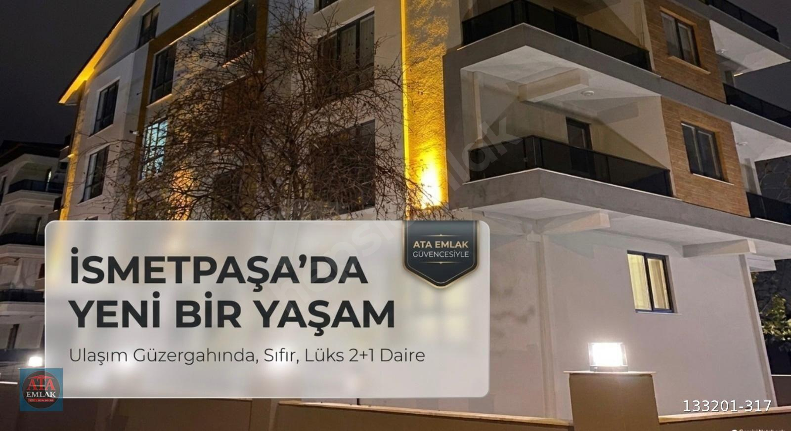 ATA EMLAK'TAN YALOVA MERKEZDE SIFIR 2+1 SATILIK DAİRE