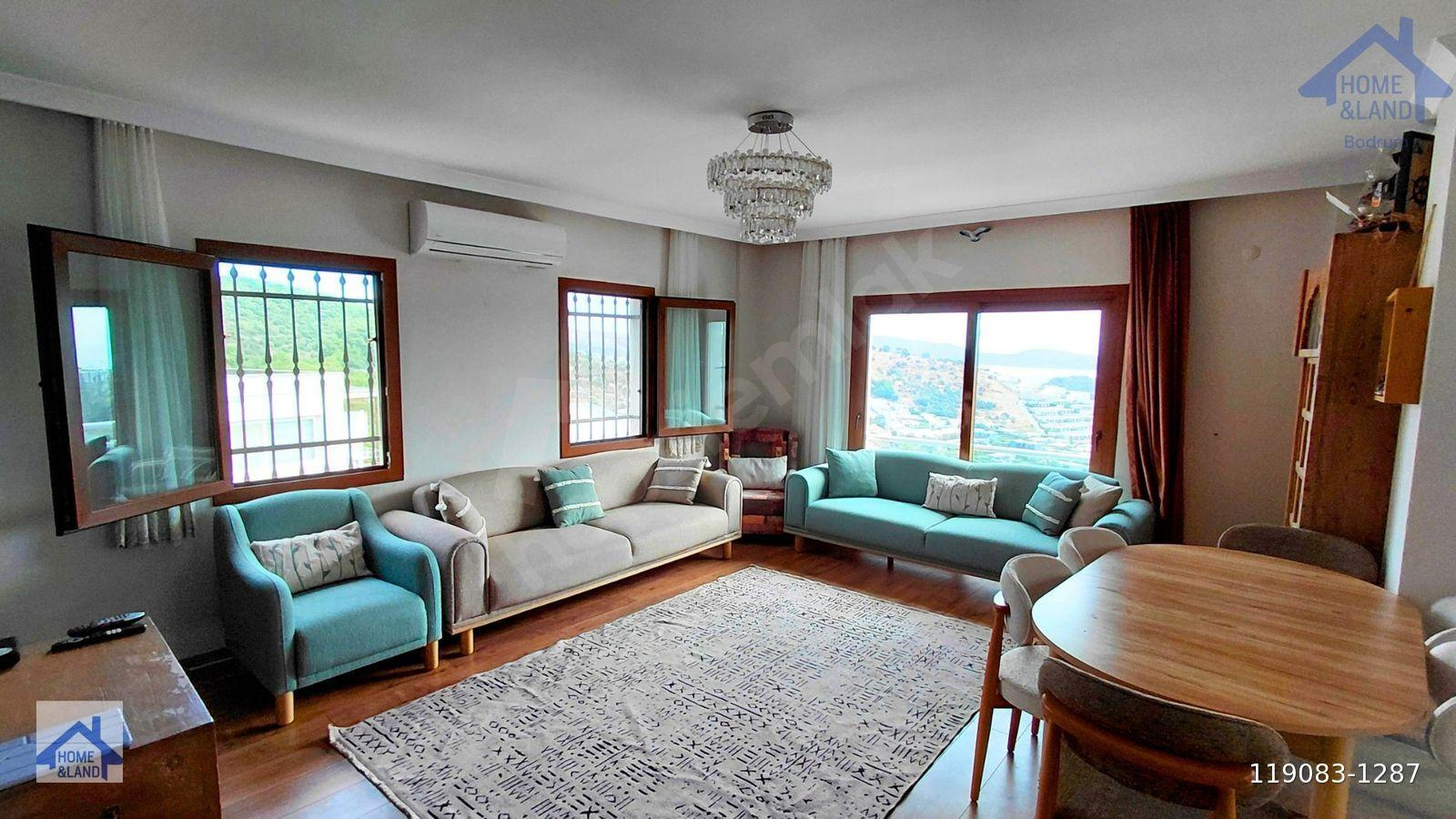 KONACIK'TA DENİZ MANZARALI, MERKEZİ SATILIK 3+1 DAİRE