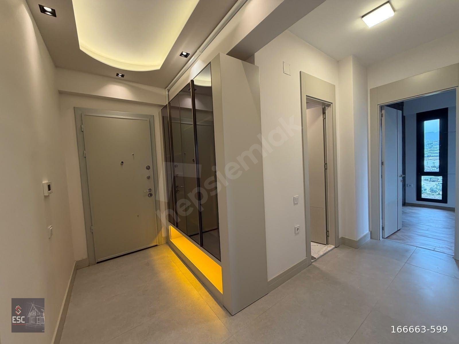 ESC'DEN KUYULUK MH,DE KALİTELİ İŞÇİLİKLİ 2,5+1 DAİRE ESC2782
