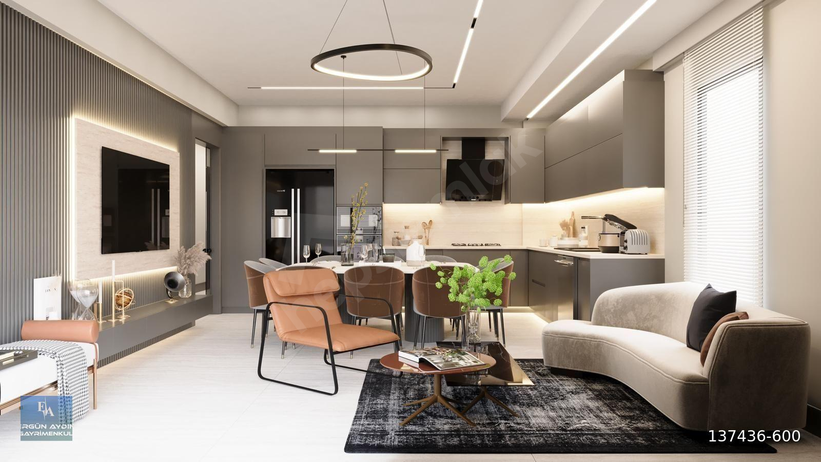 ERGÜN AYDIN'DAN BUTİK SİTE İÇİNDE MODERN MİMARİSİ İLE LÜX DAİRE