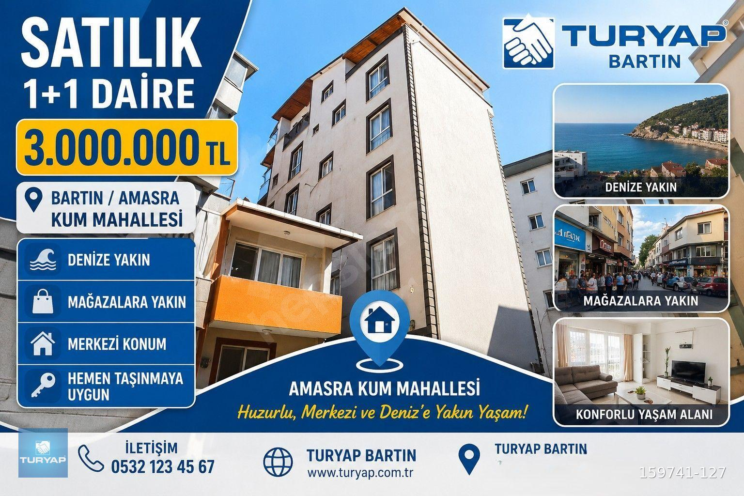 AMASRADA SATILIK 1+1 YAZLIK DAİRE