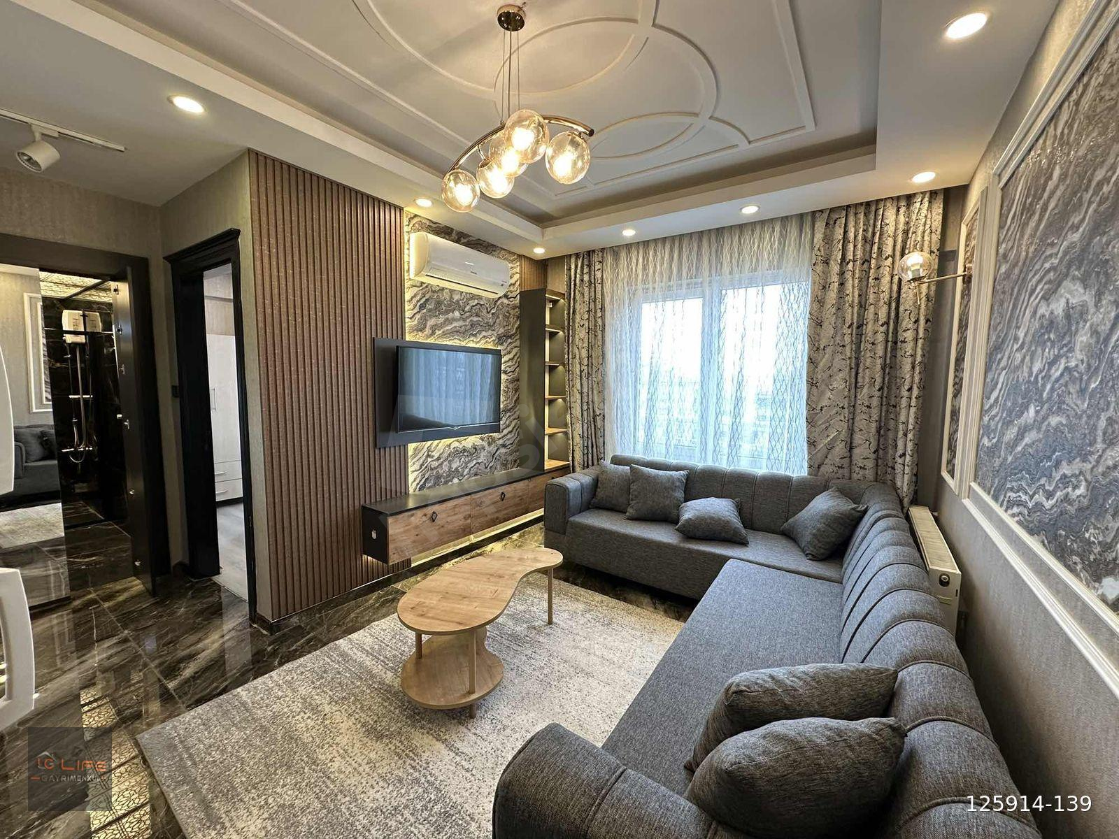 LIFE GAYRİMENKUL'DEN LÜX EŞYALI 1+1 GÜVENLİKLİ DAİRE