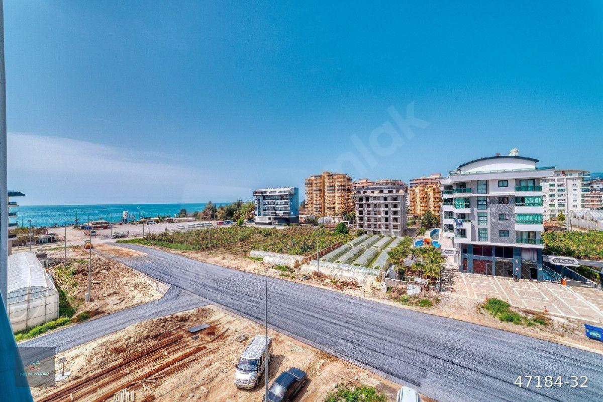 ALANYA KARGICAK LÜKS EŞYALI DENIZ MANZARALI SATILIK 1+1