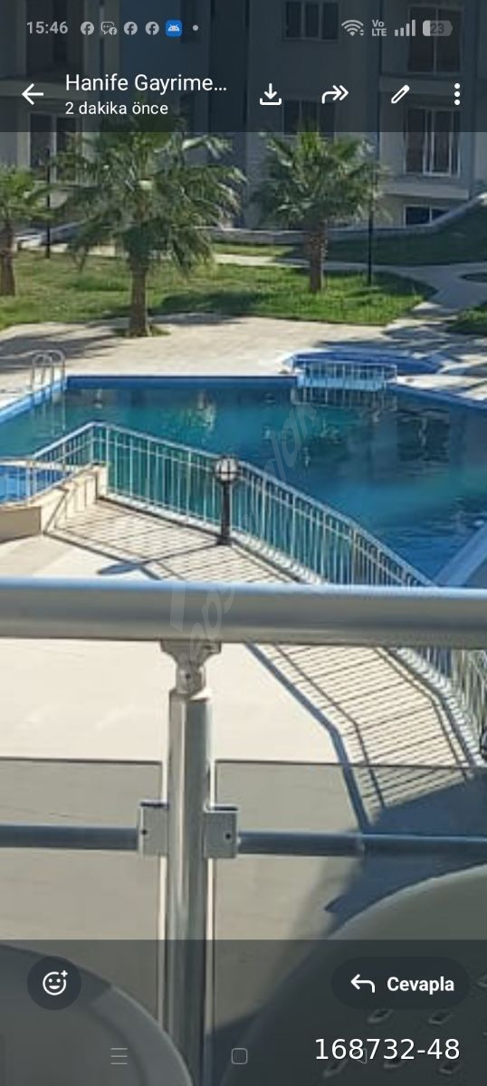 Evrenseki havuzlu 2+1 kiralık daire