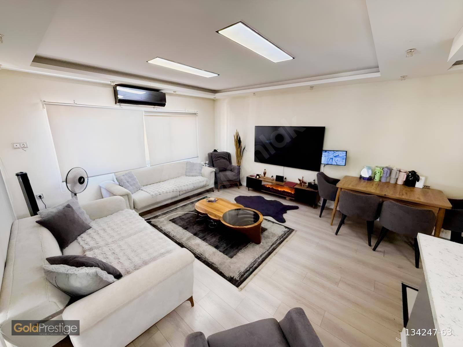 Gold Prestige'den Sitelerde 2+1 Eşyalı Bakımlı Daire