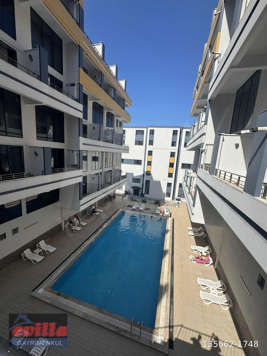 ELMAKENT LOFT HAVUZLU DENİZ MANZARALI EŞYALI 1+1 KİRALIK DAİRE