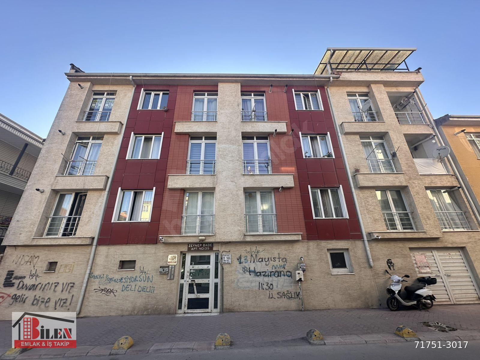 BİLEN EMLAKTAN KİRALIK TERASLI GENİŞ 1+1 DAİRE