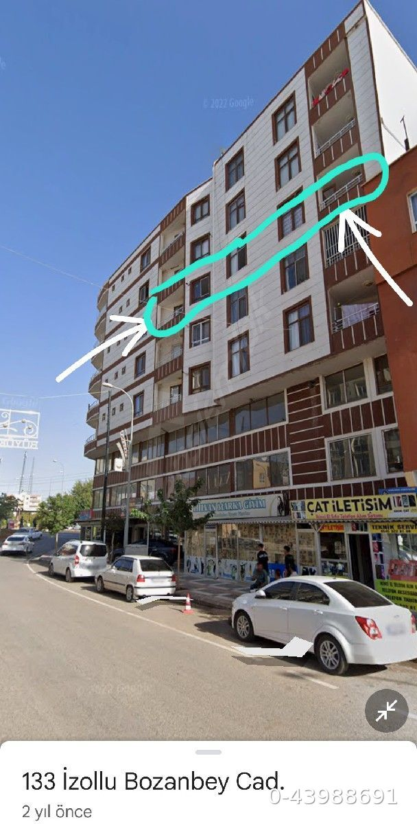 Şanlıurfa Hilvan İyi Konumda Orta Kat Satılık 3+1 Daire