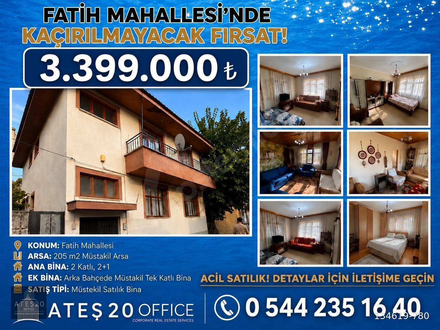 FATİH’DE ACİL SATILIK 2 KATLI FIRSAT MÜSTAKİL BİNA…
