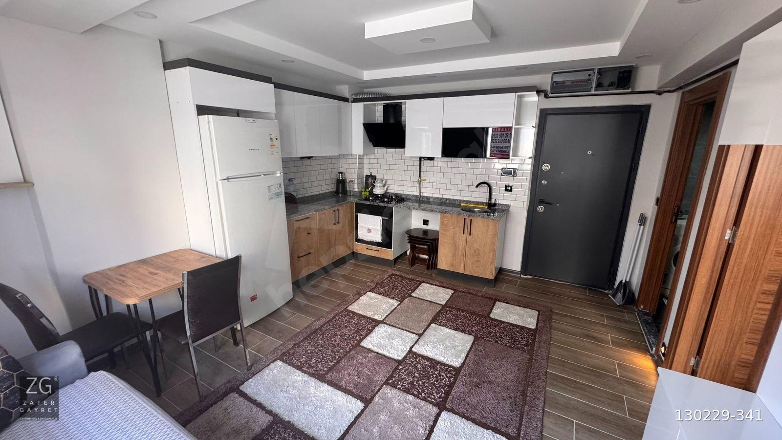 BÜYÜKDERE MAH EŞYALI YERDEN ISITMALI KİRALIK 1+1 SIFIR DAİRE