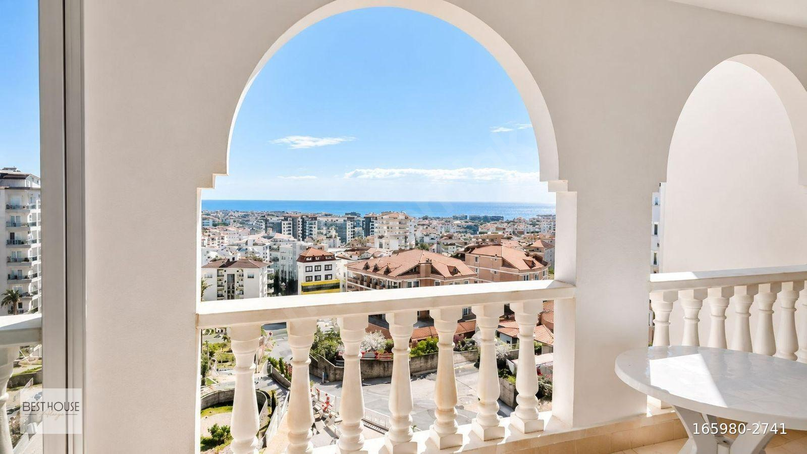 ALANYA CİKCİLLİ'DE DENİZ MANZARALI İKAMETE UYGUN 2+1 SATILIK DAİRE